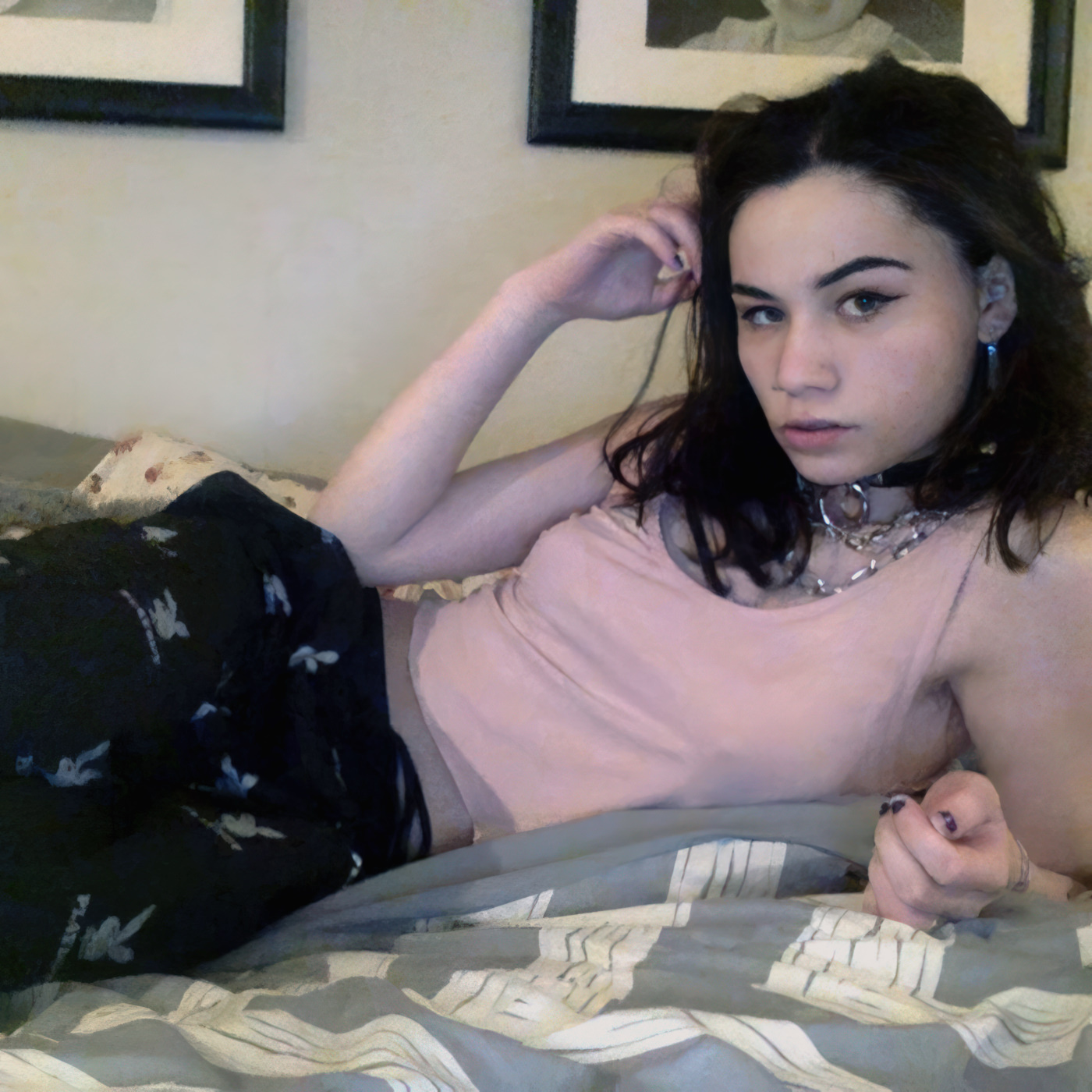 petite native american girl bella is a cute punk — 33