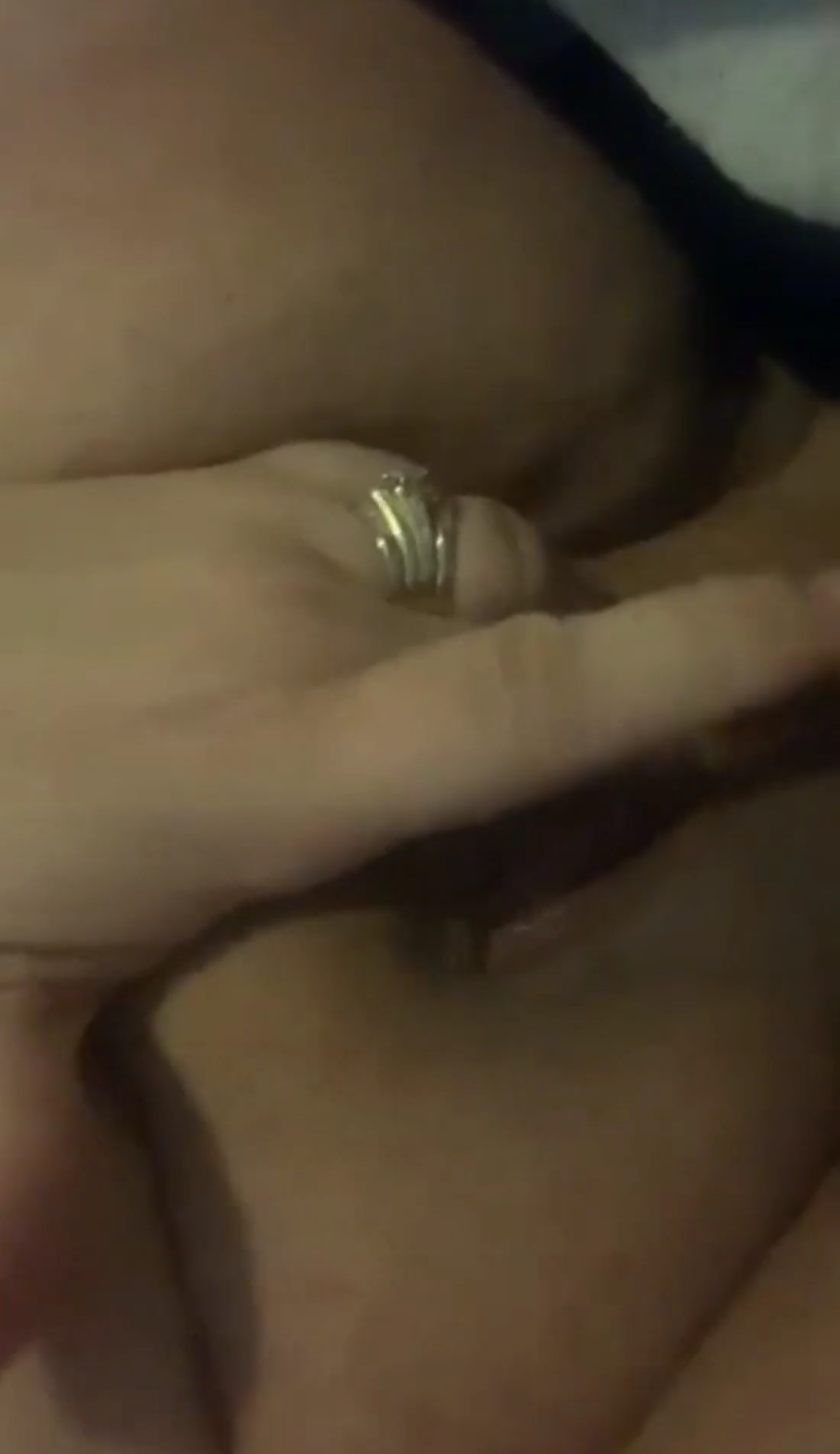 Whore wife Virginia showing me bulls sperm inside — 43