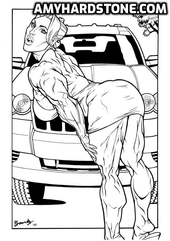 muscular goddess art — 14