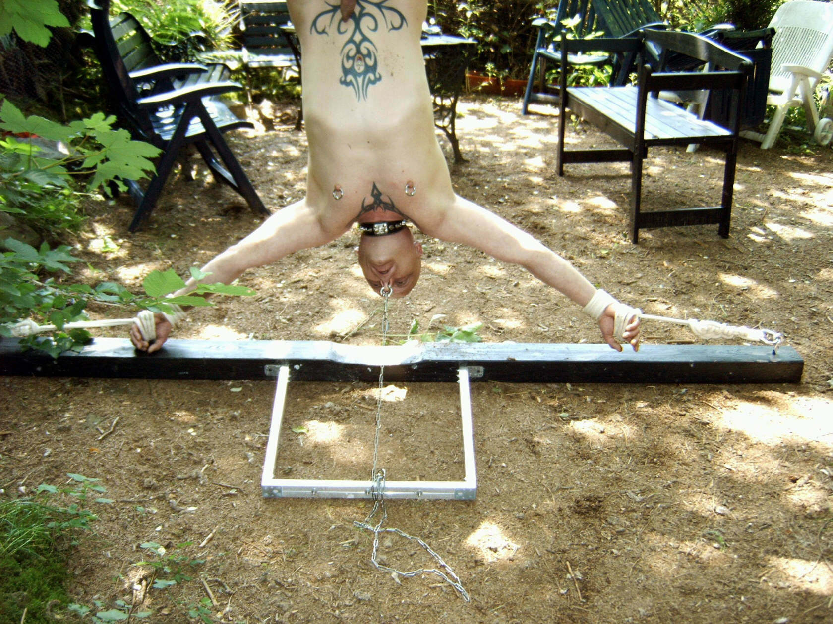 bdsm outdoor - male slut slave — 22