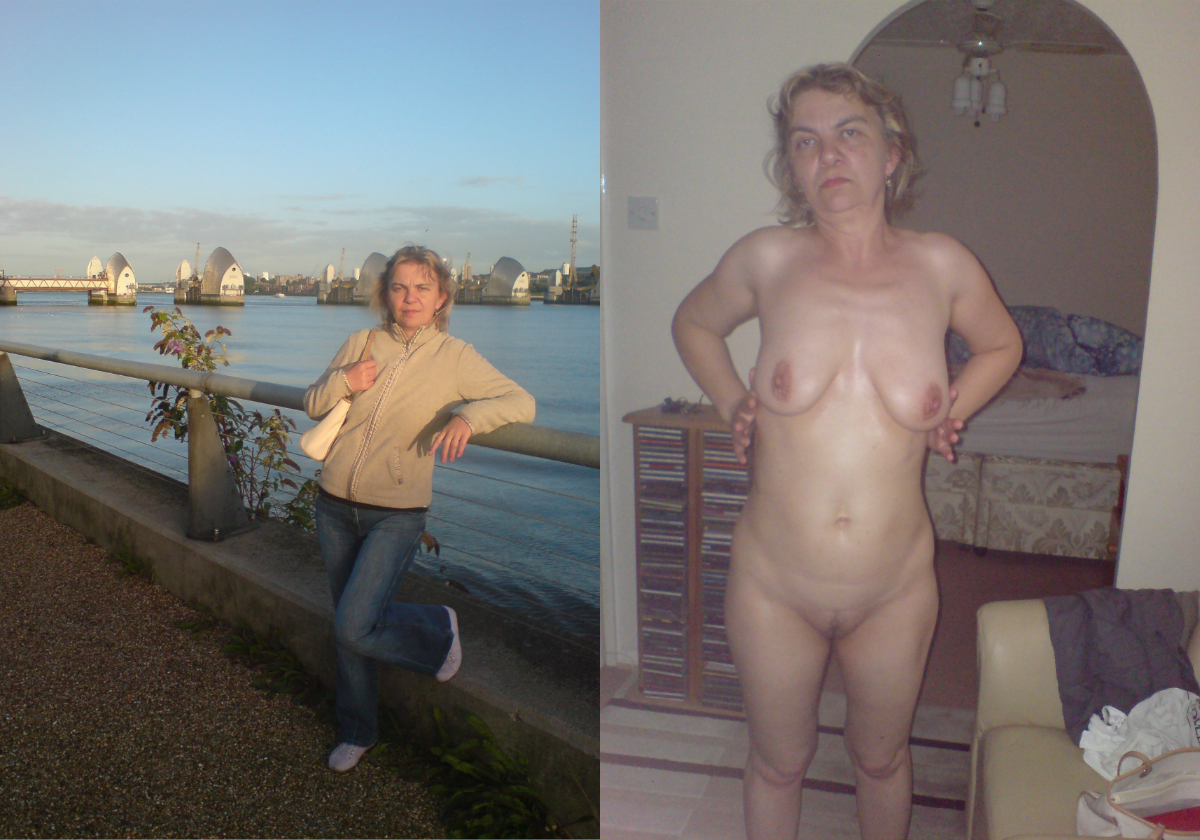 Polish amateur Ewa dressed / undressed — 8