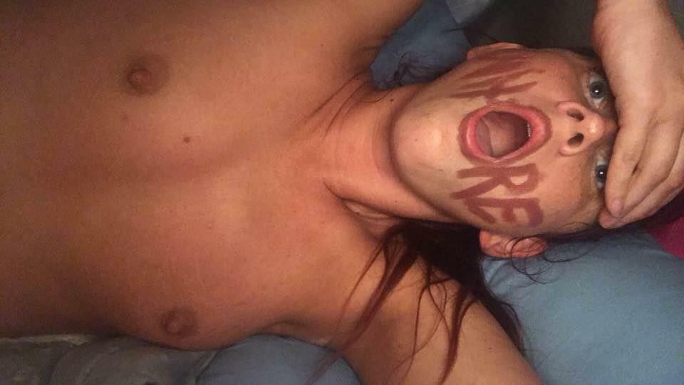 Flat chested ugly piss pig — 15