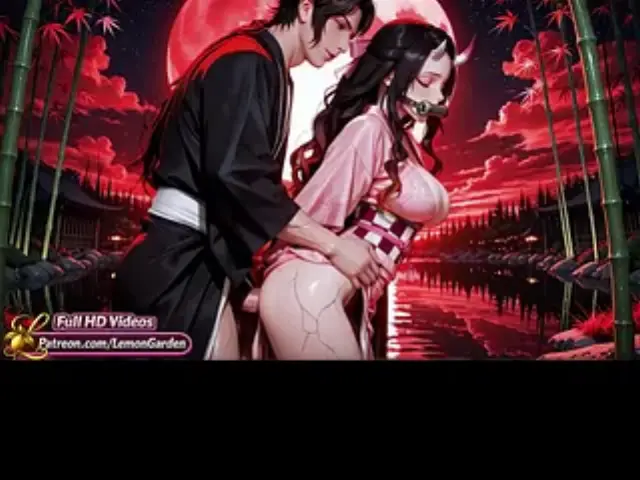 Nezuko gets fucked demonically in all positions. Demon slayer Hentai. Anime